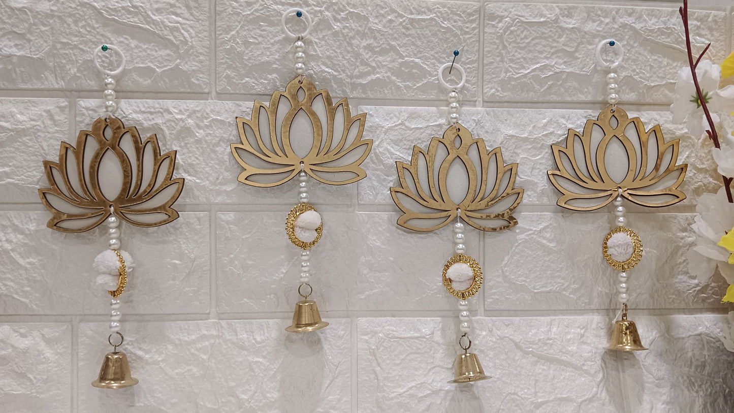 Nutts Lotus Wall Hanging Stylish Home Decor For Yoga Room And Spiritual Corners