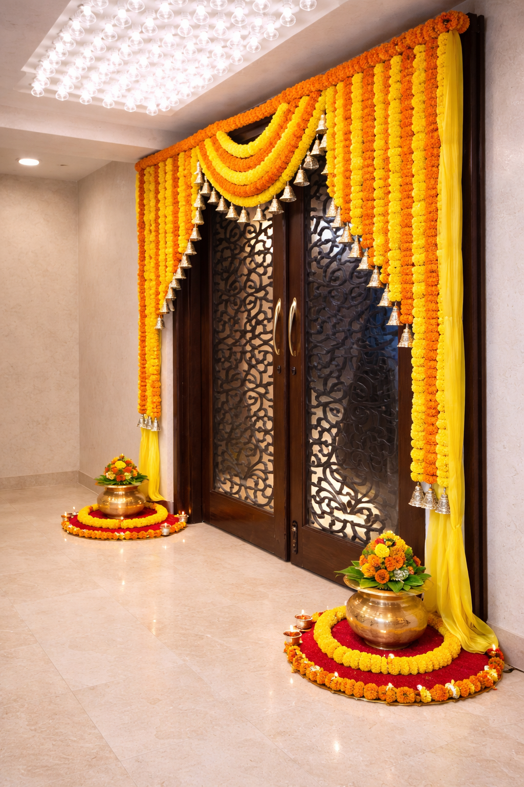 Nutts Ethnic Bandhanwar Toran for Door Entrance and Home Decoration
