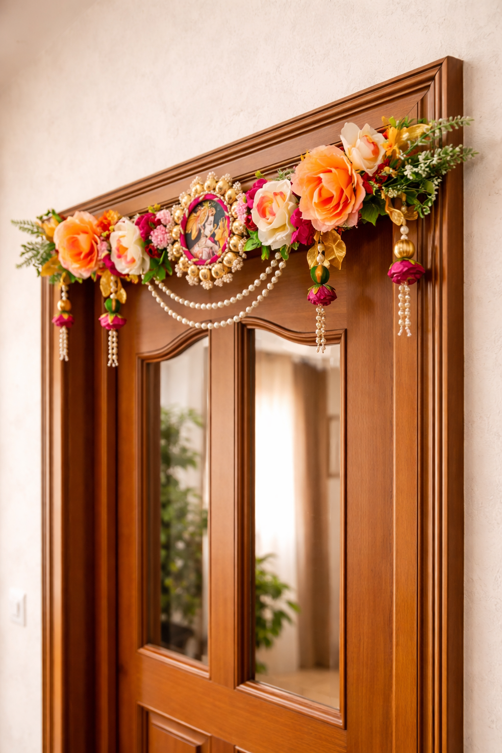 Nutts Traditional Decorative Bandhanwar Toran for Main Door Decor
