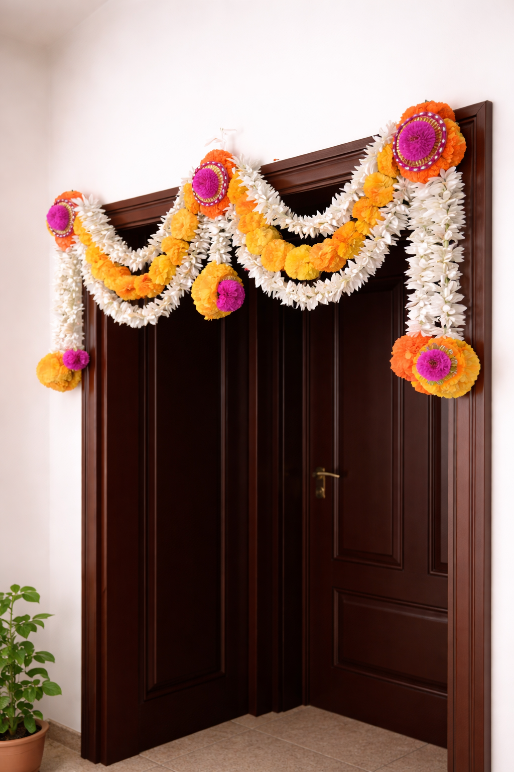 Nutts Traditional Bandhanwar Toran for Door Entrance Home Decoration