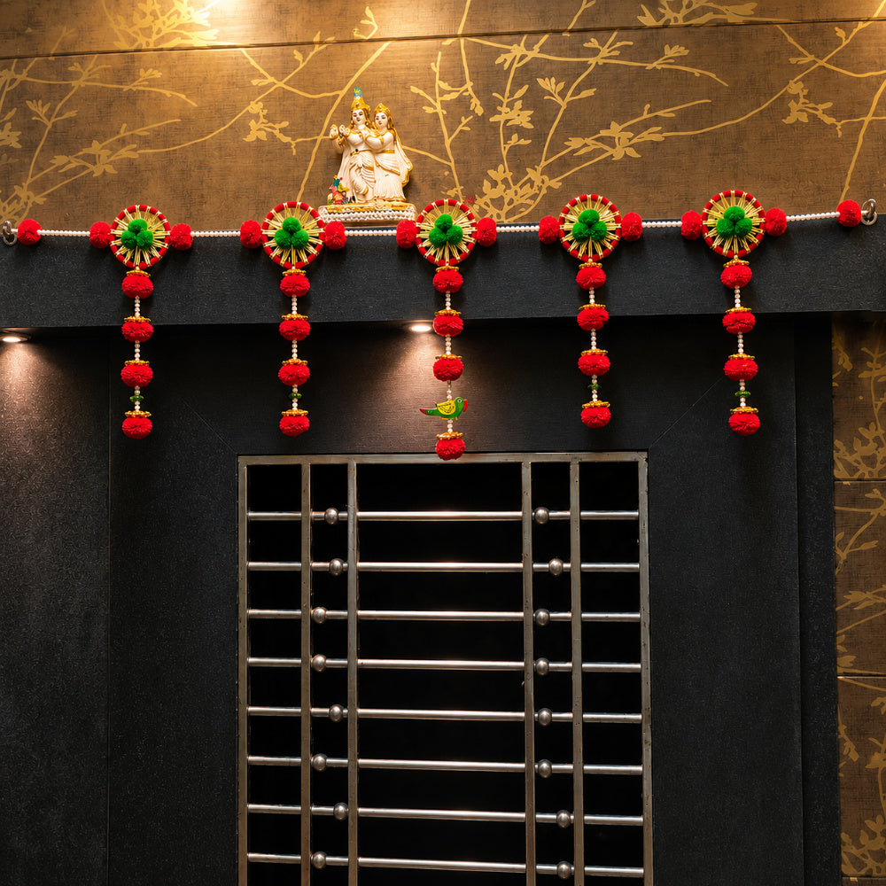 Nutts Decorative Bandhanwar Door Hanging for Festive and Spiritual Spaces
