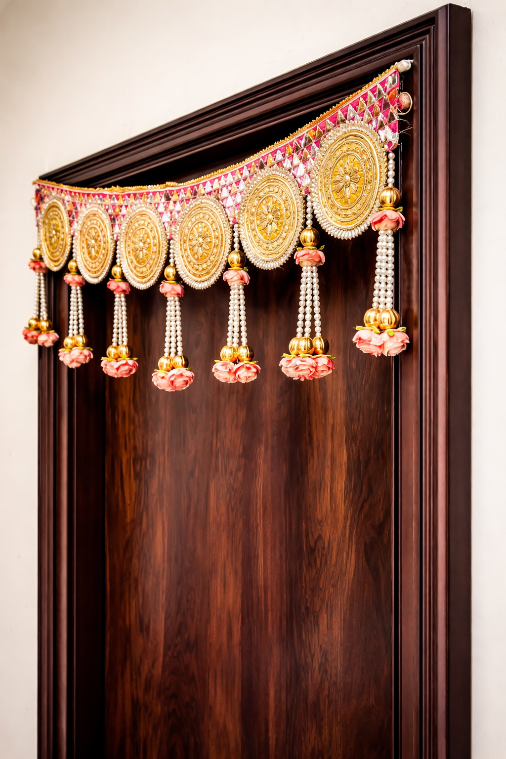 Nutts Handmade Bandhanwar Toran for Indian Festive Door Decoration