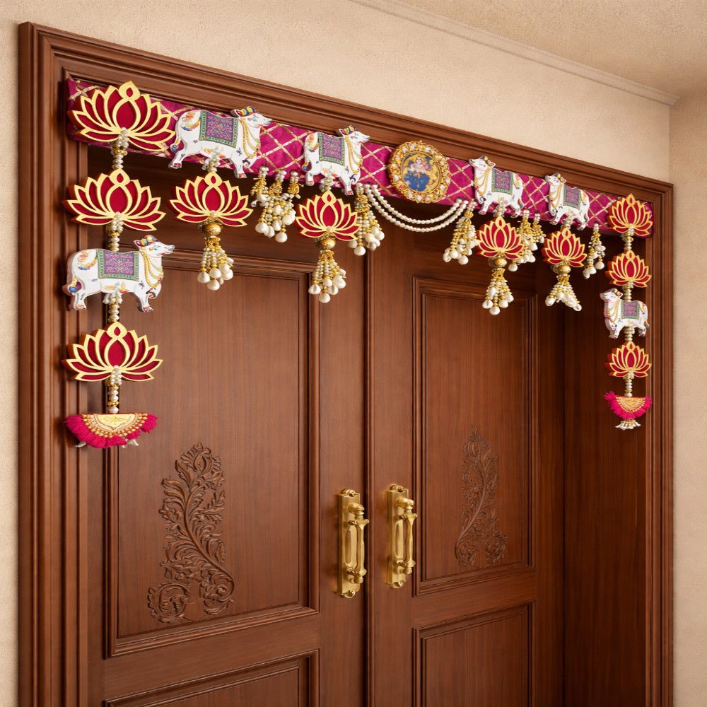 Nutts Traditional Ethnic Bandhanwar for Festive and Cultural Home Décor