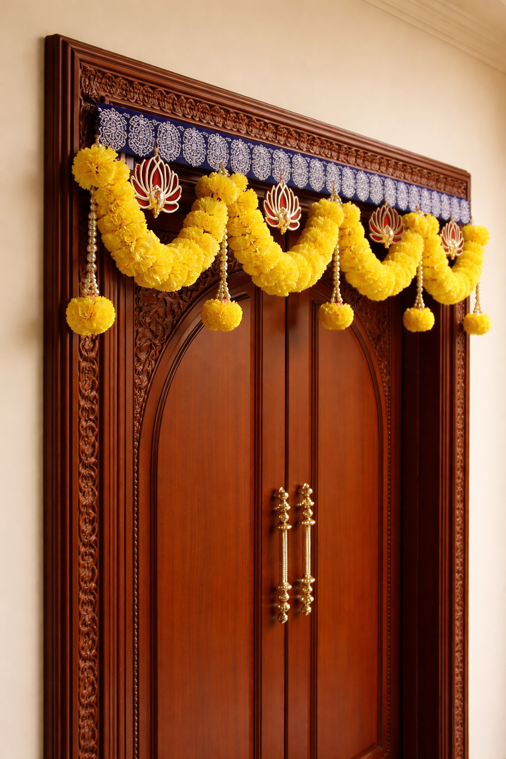 Nutts Classic Indian Bandhanwar Toran for Festive Door Decor