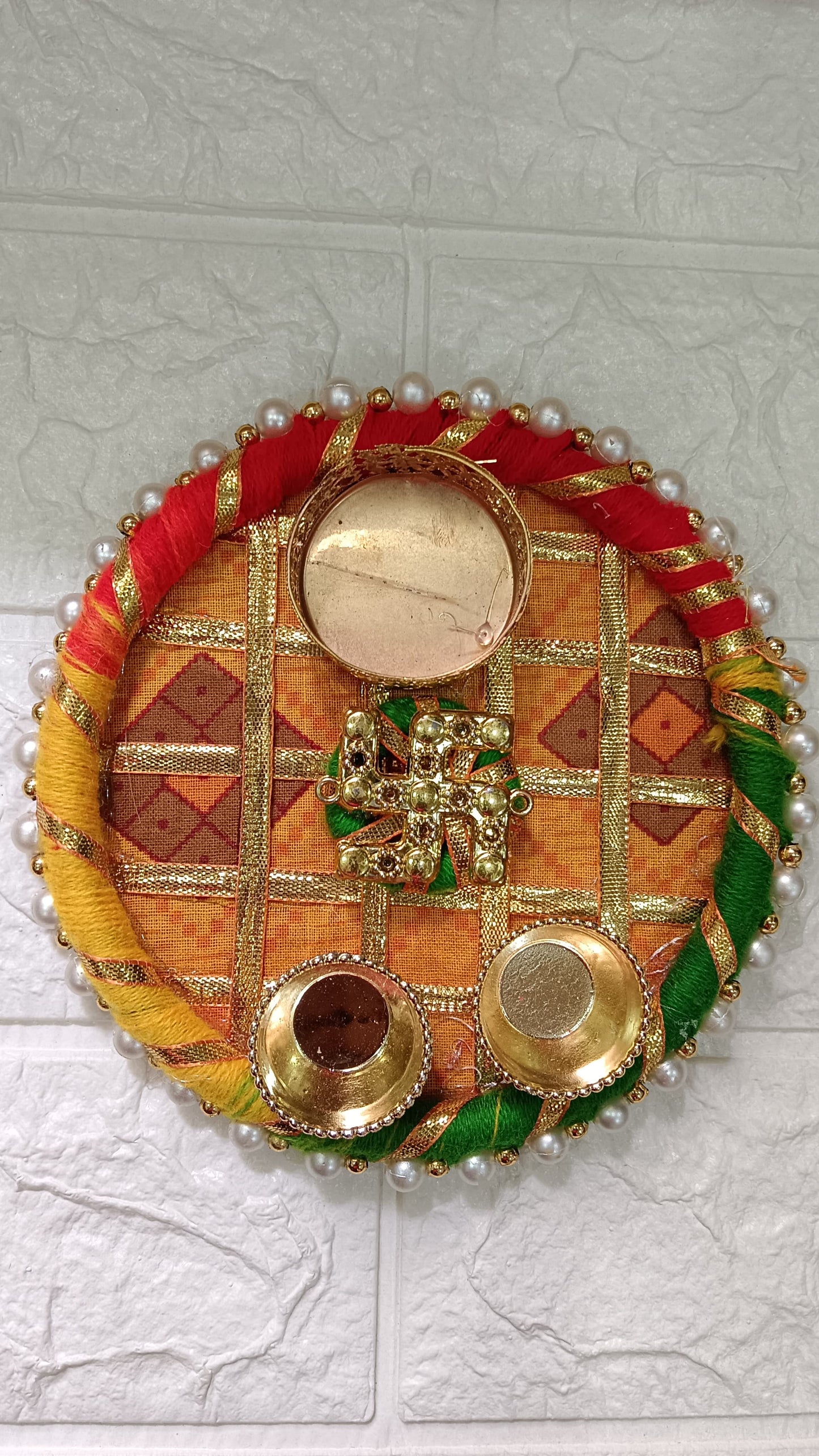 Nutts Decorative Traditional Pooja Festival Prayer with Elegant Design for Daily Worship Temple Home Celebration Spiritual Ritual Use(Pack Of 1) (PoojaP05)