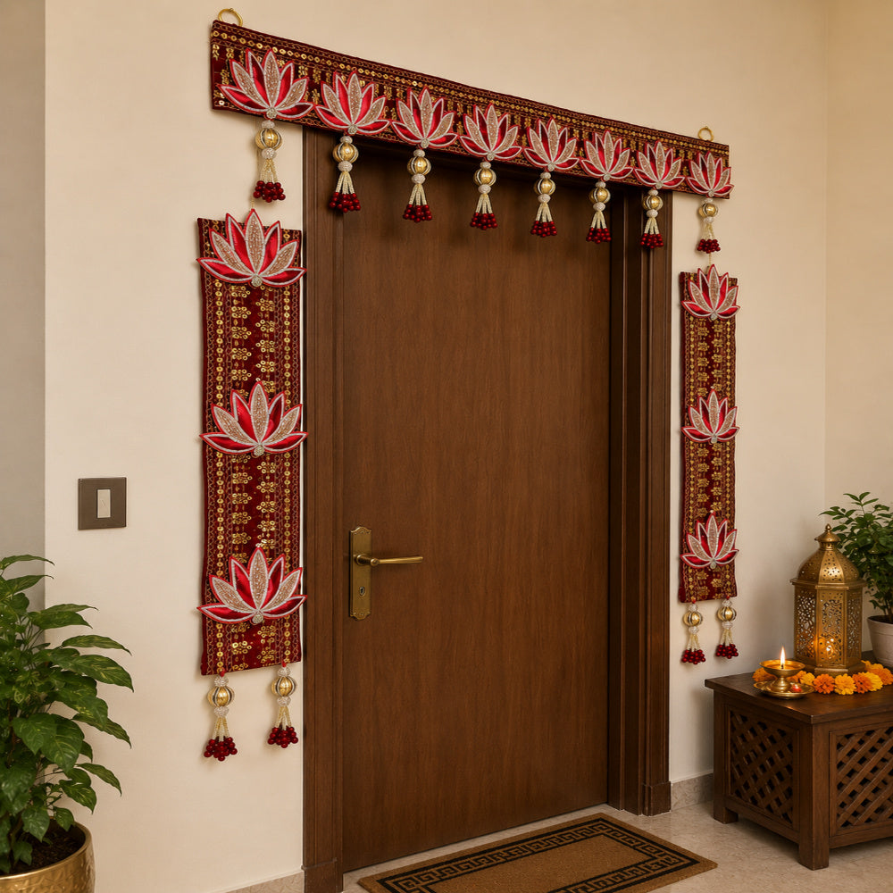 Nutts Handmade Traditional Bandhanwar for Door Hanging