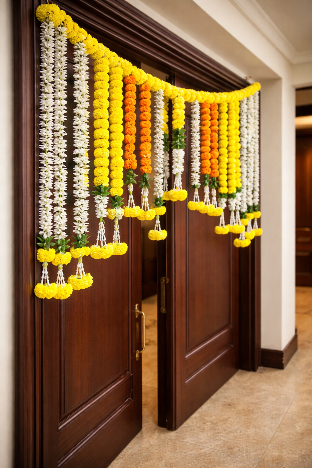 Nutts Floral Bandhanwar Toran for Entrance Door Home Decoration