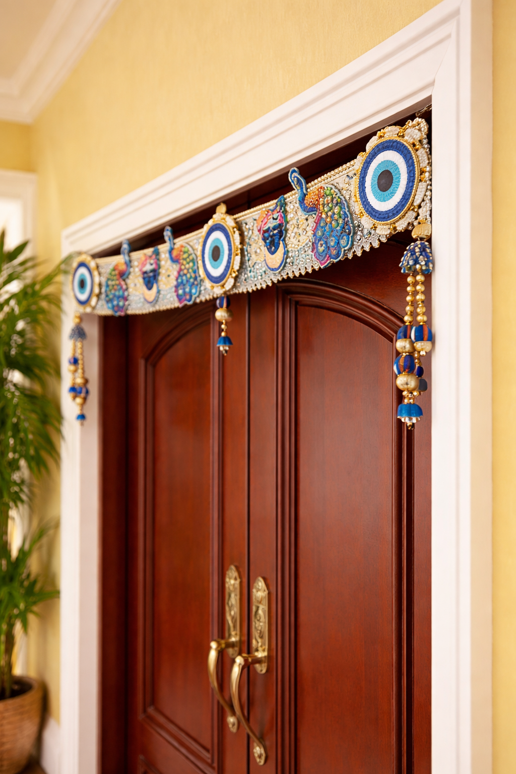 Nutts Traditional Bandhanwar for Pooja Room Door Decor