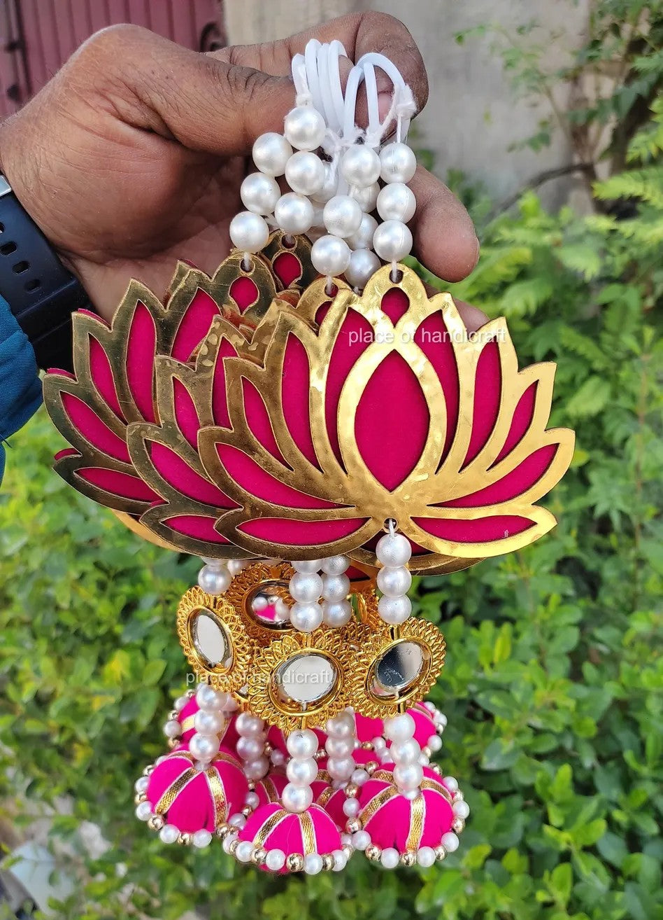 Nutts Lotus Hanging Ornament Ideal For Living Room Wall Styling Enhances Home Decor With Modern Aesthetic Lotus Design Creates Calm And Positive Interior Vibe