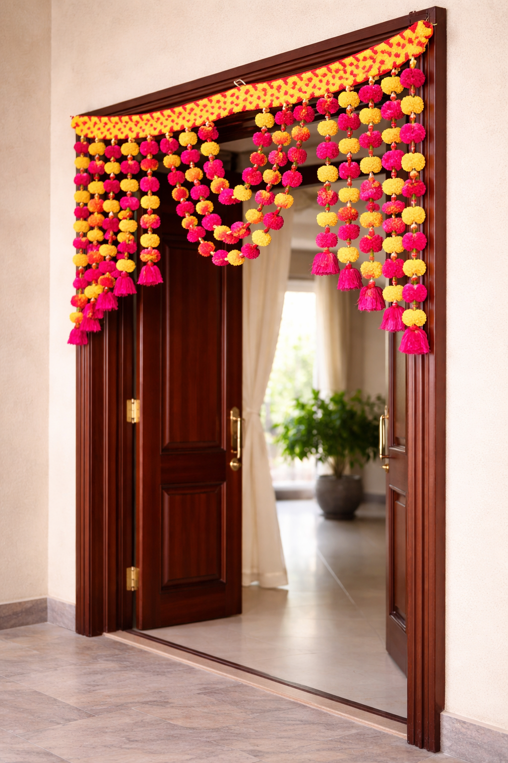 Nutts Ethnic Bandhanwar Toran for Main Door and Home Decor