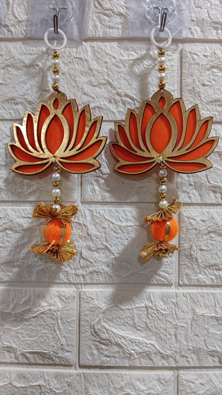 Nutts Lotus Art Hanging Stylish Wall Decor For Elegant Interiors Perfect For Living Room Bedroom And Office