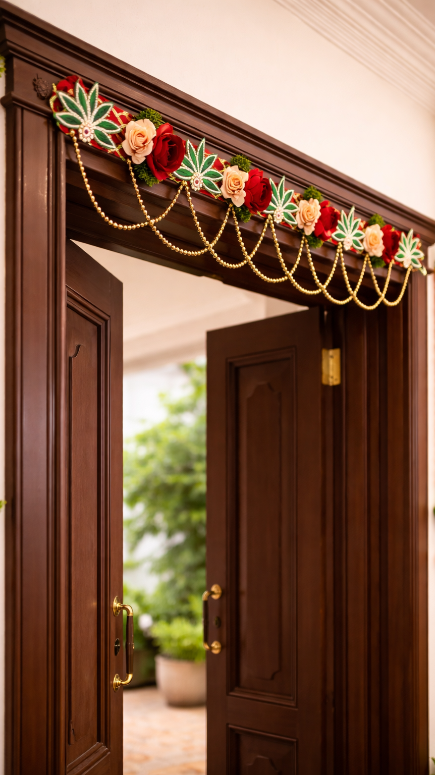 Nutts Traditional Bandhanwar Toran for Festive Entrance Decoration