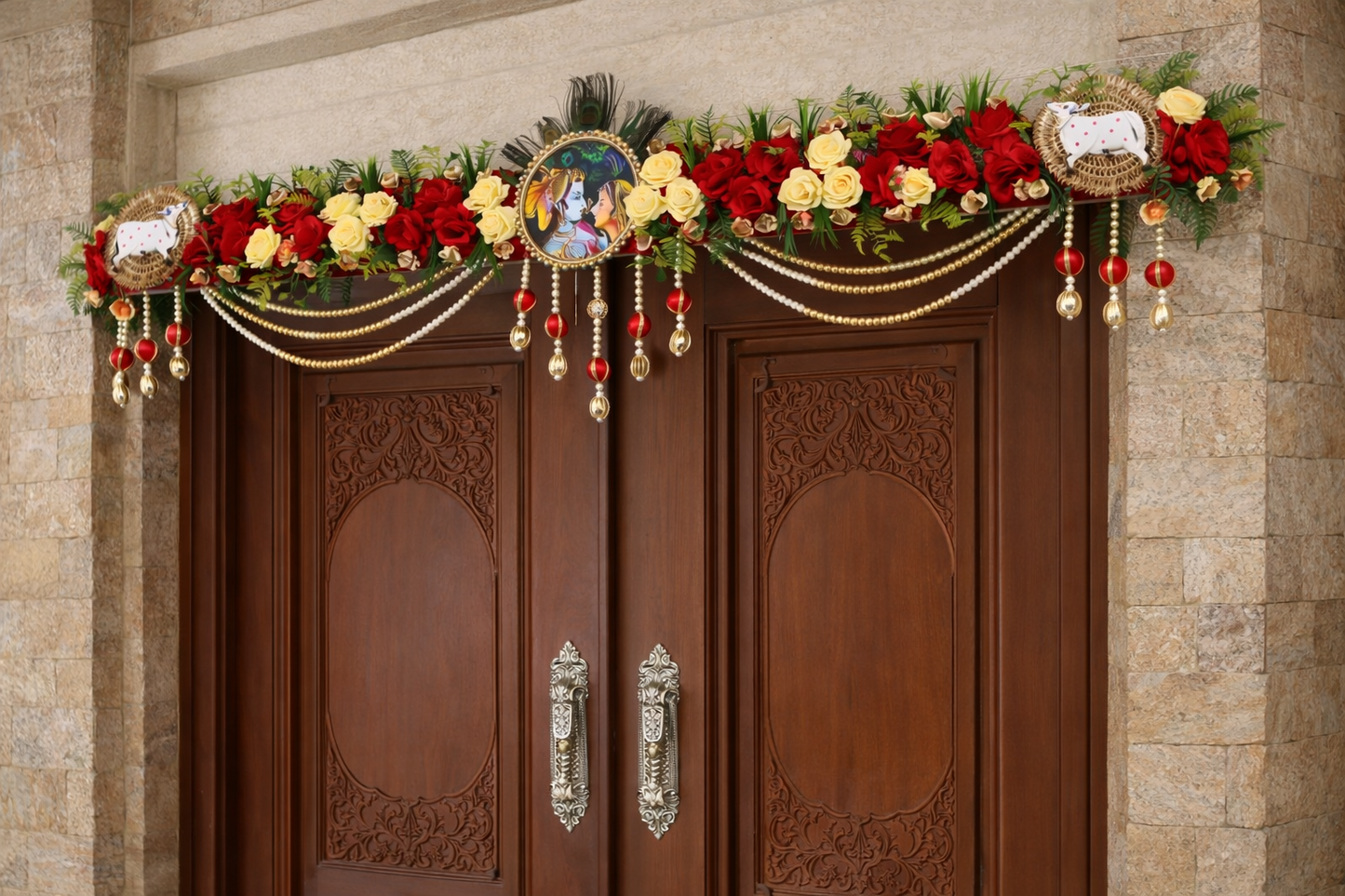 Nutts Traditional Indian Bandhanwar Toran Door Hanging Home Decor