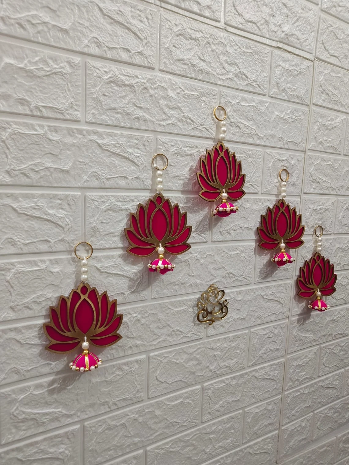Nutts Lotus Hanging Decor Ideal For Entrance Wall Decoration Creates Welcoming And Elegant Look Perfect For Home Entryway And Living Room Styling