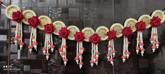 India Door Hanging Decorative Toran Bandhanwar for Home Decoration for Main Door, Wedding, Parties(BDHW474)