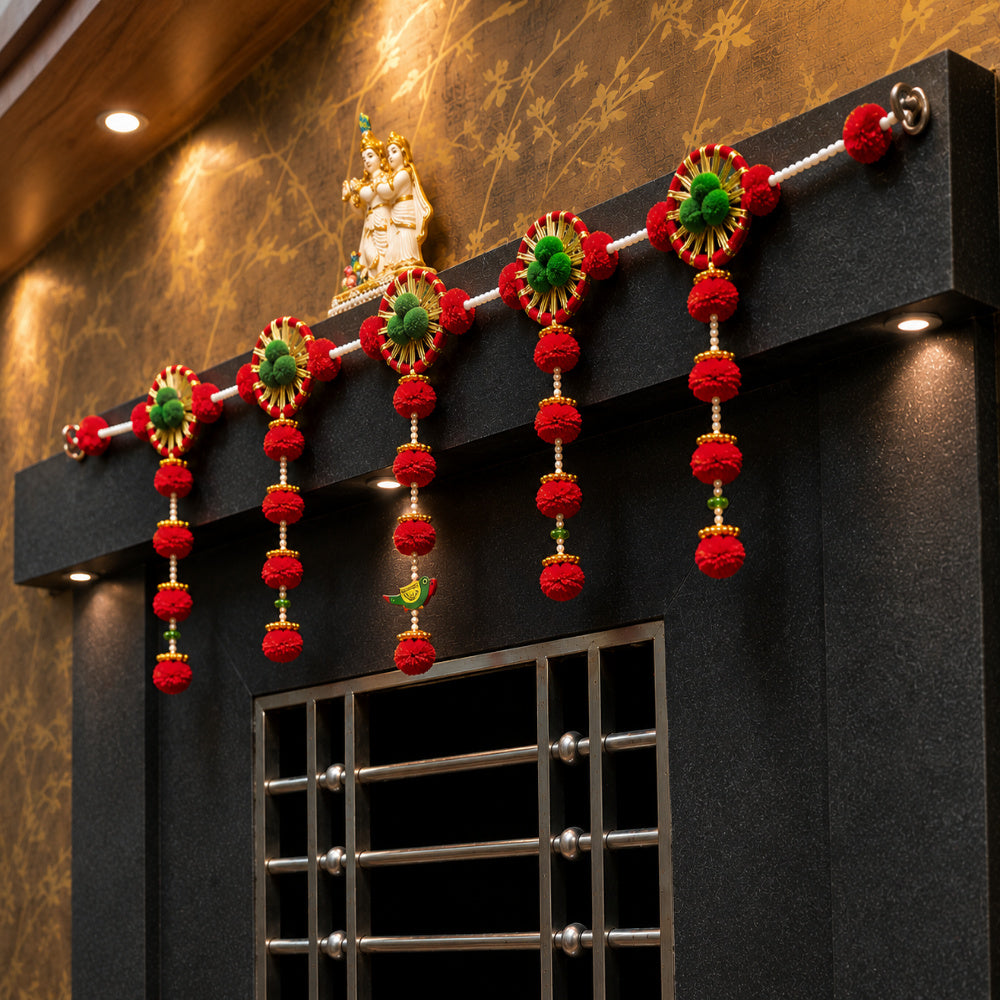 Nutts Decorative Bandhanwar Door Hanging for Festive and Spiritual Spaces