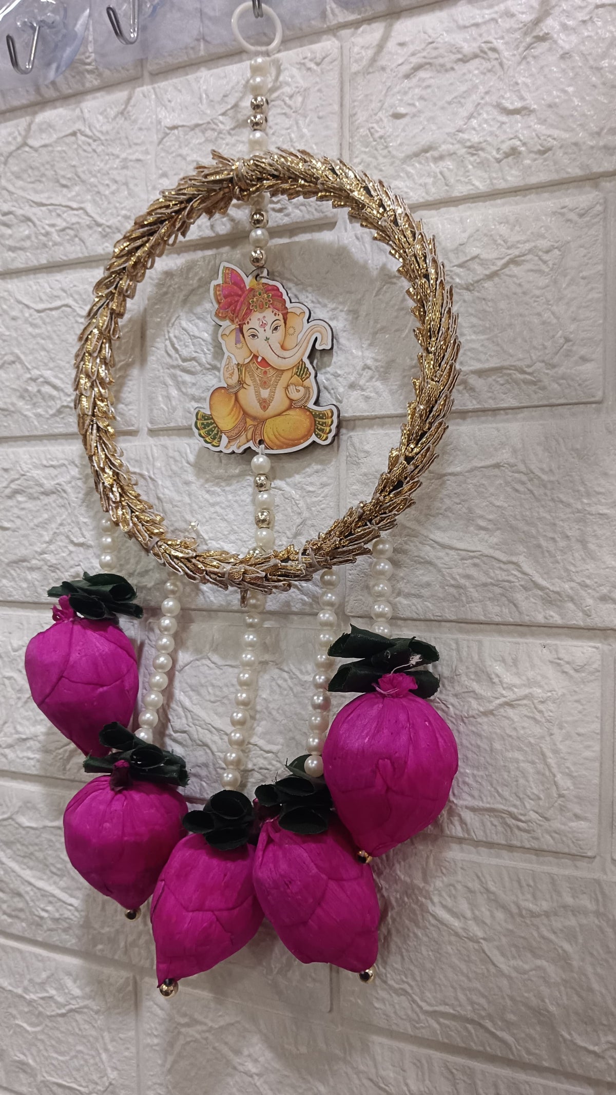 Nutts Small Hanging Decor Handmade Wall Ornament for Home Office Decoration (Pack of 2) (Small174)
