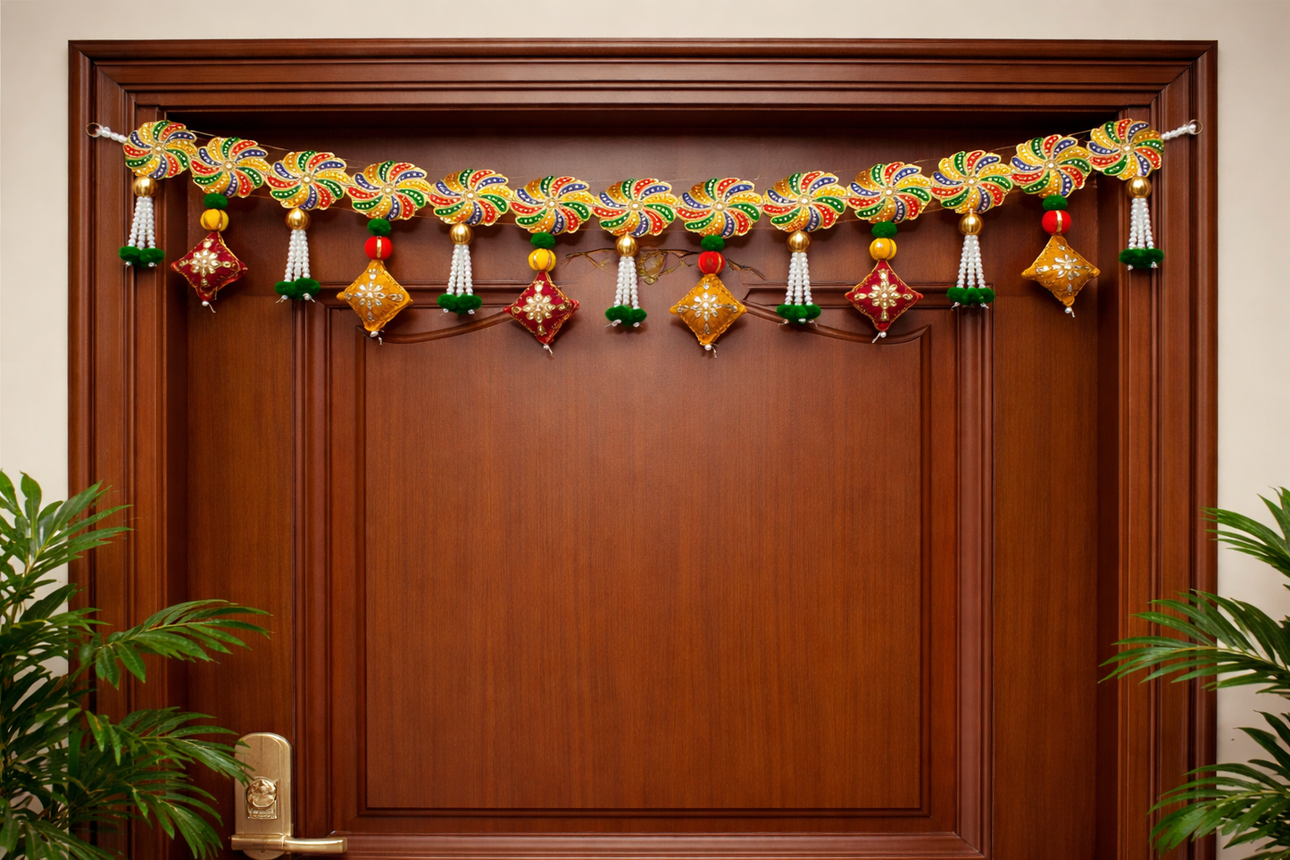 Nutts Decorative Bandhanwar Toran for Festive Door Decor