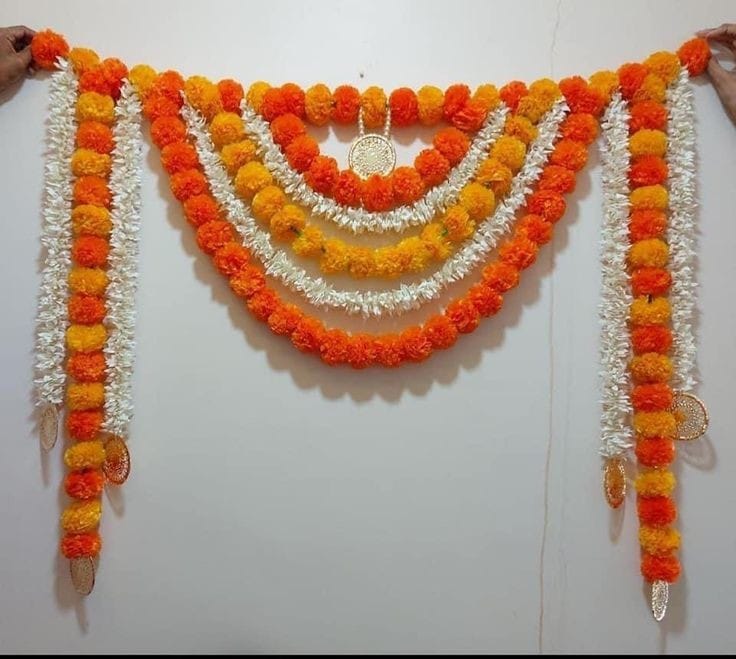 Nutts Decorative Bandhanwar Toran for Main Door Festive Decor