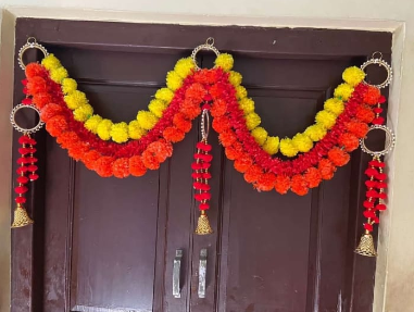 Nutts Elegant Ethnic Bandhanwar for Doorway, Pooja Room and Festive Décor