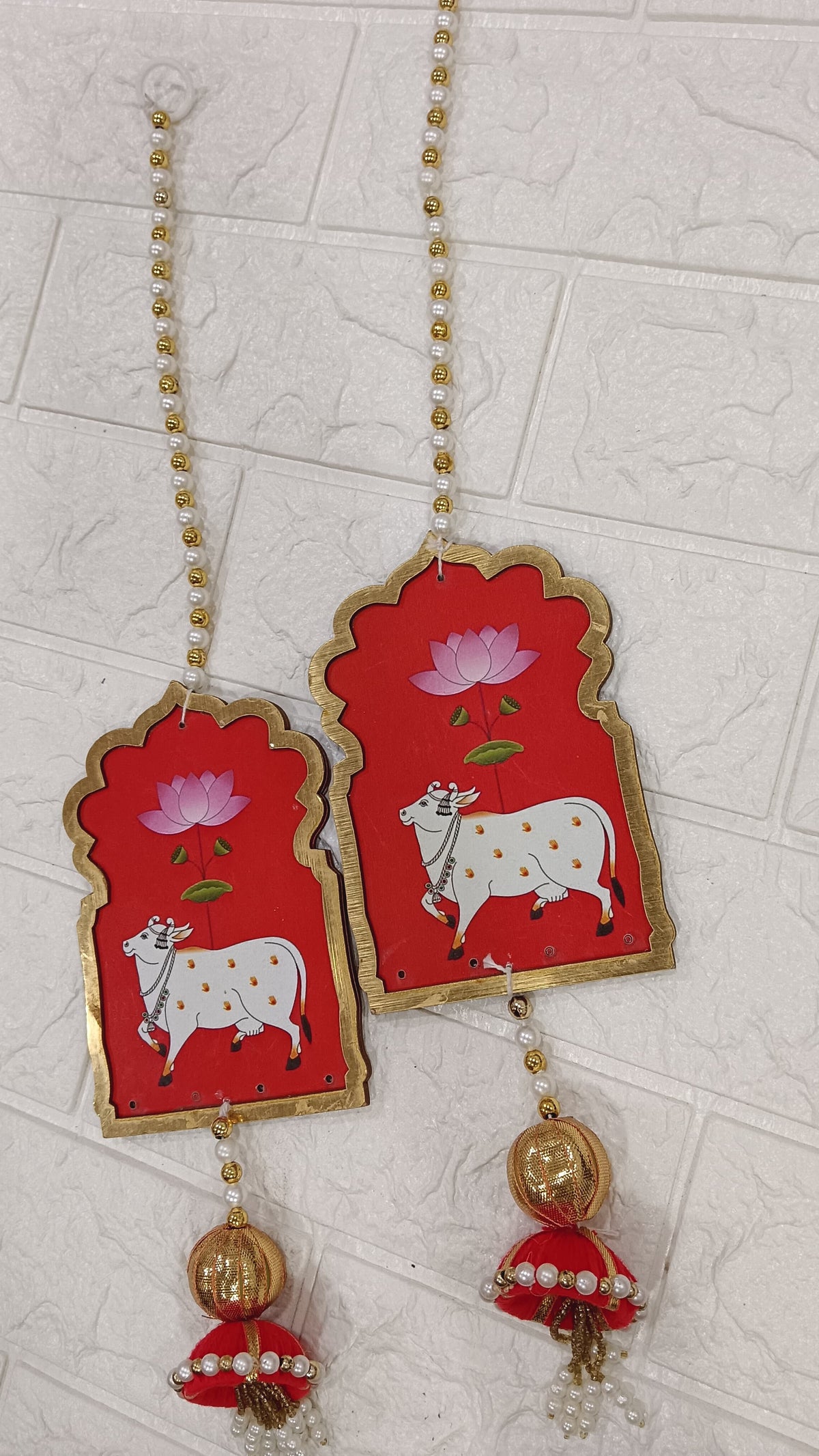 Nutts Handmade Decorative Hanging for Beautiful Wall Decoration Hanging for Decorations Pack of 2 (Small117)