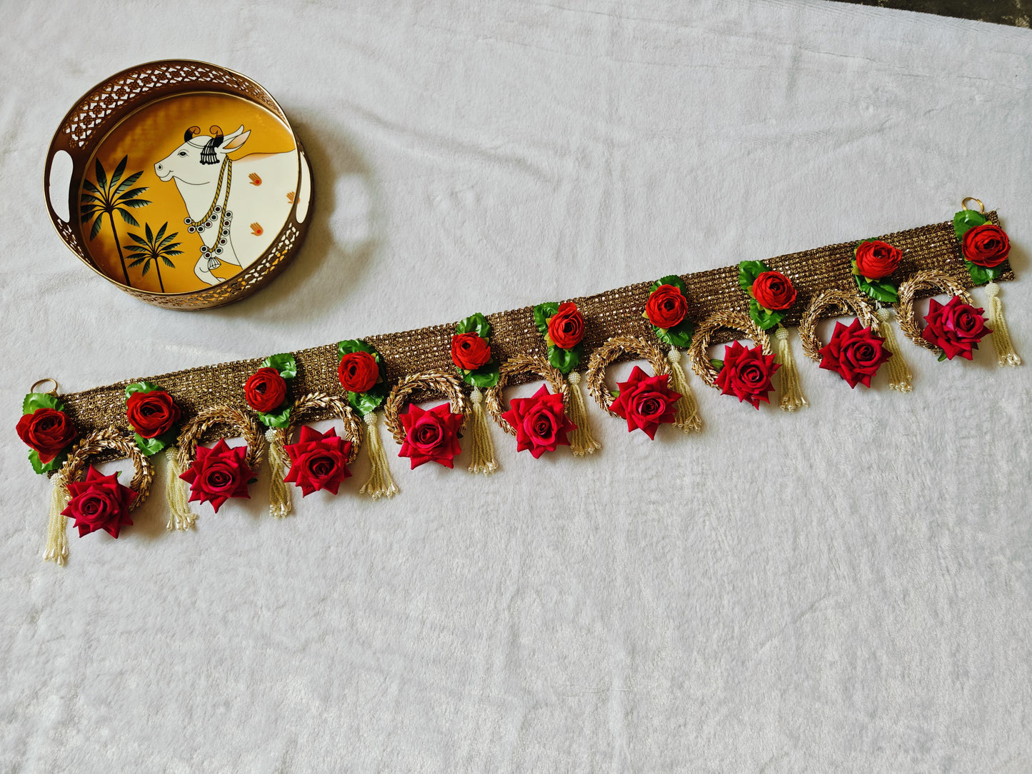 Nutts Ethnic Bandhanwar Toran Door Hanging for Decoration