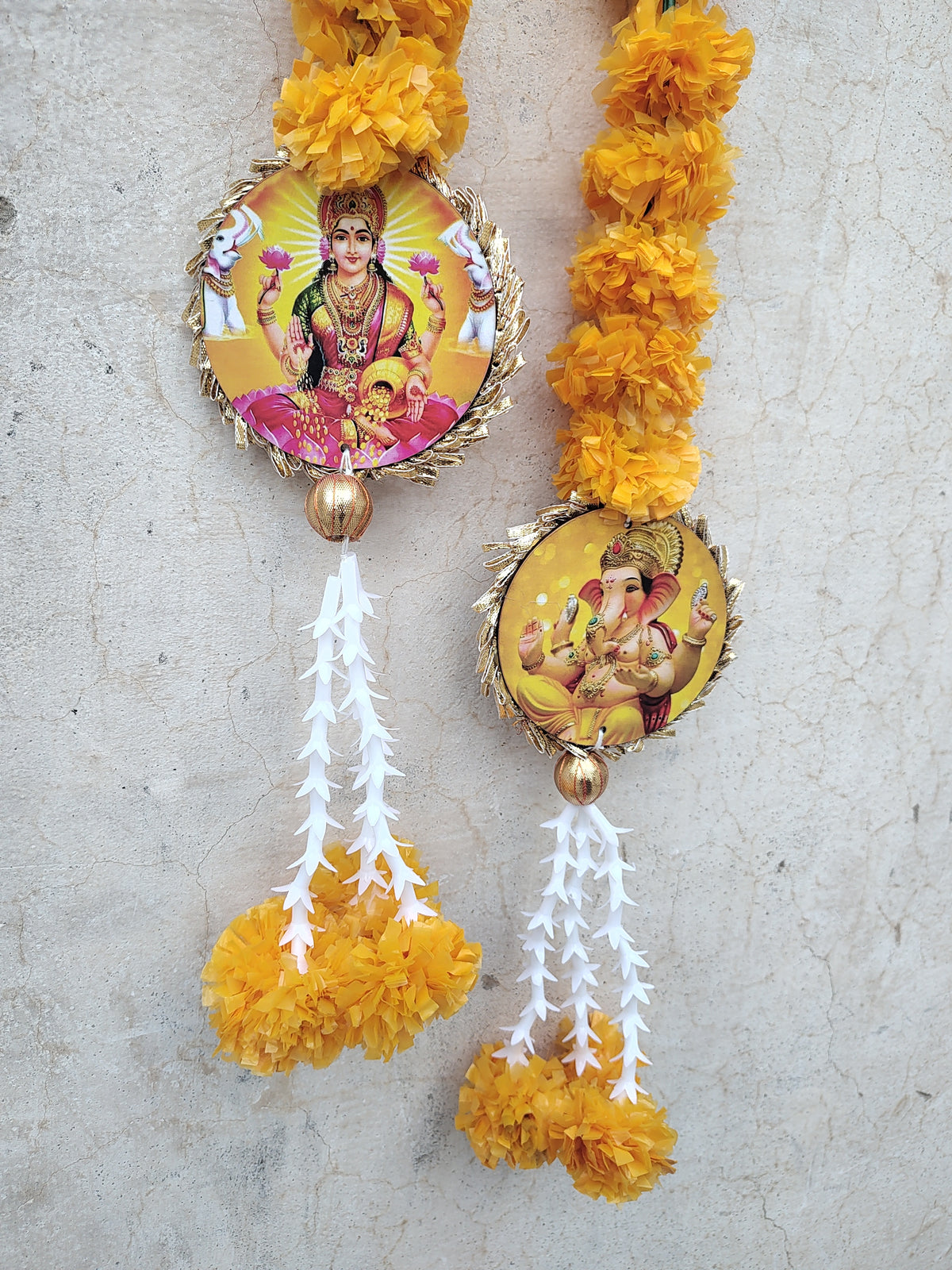 Nutts Handmade Decorative Multicolour Hanging | Traditional MDF Hanging for Festival Decoration | Divine Toran for Home and Office Decor (MDF-SH06)