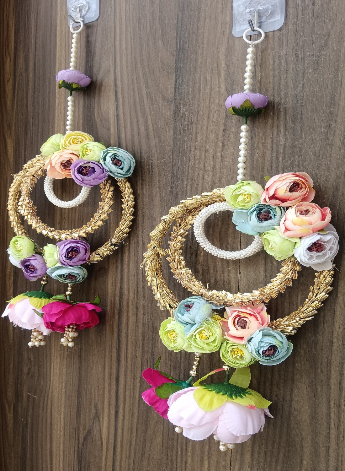 Nutts Handmader Door Hanging Decorative Latkan | Home Temple Office Festive Decor Pack of 2 (Small170)