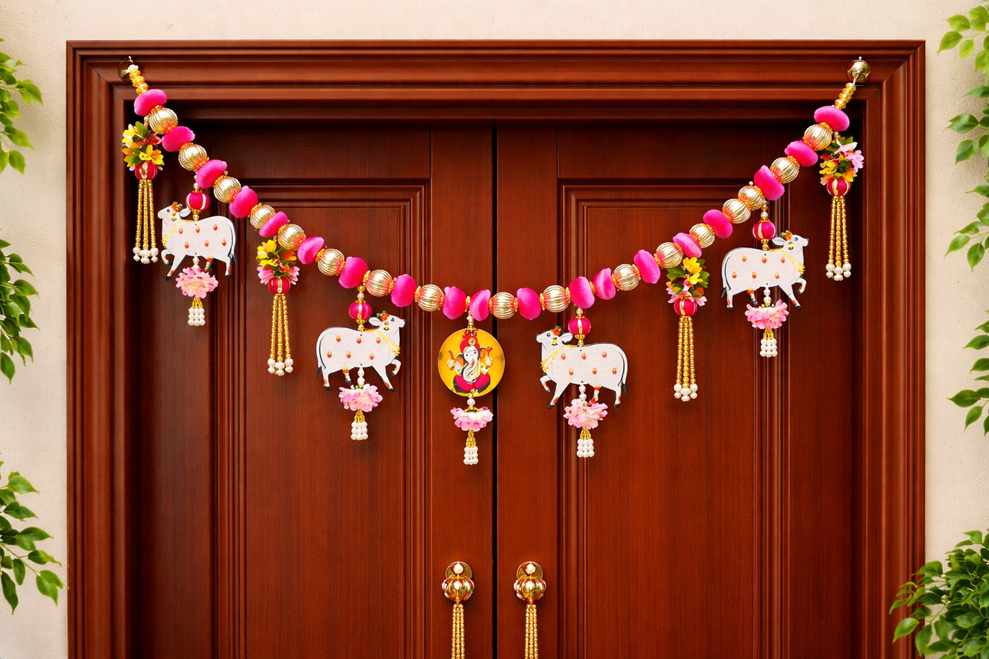 Nutts Elegant Bandhanwar Door Hanging for Indian Home Décor