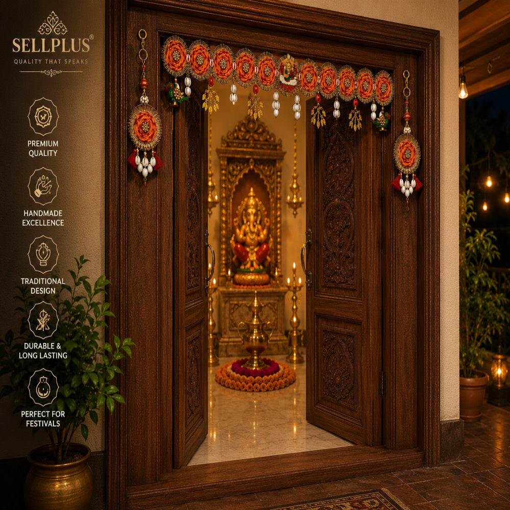 Nutts Ethnic Bandhanwar Hanging for Home Entrance Decor