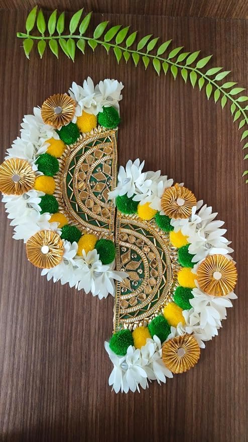 Sellplus Elegant Decorative Festival Candle Holder Tea Light Stand for Home Pooja Wedding Party Living Room Table Decor(Pack of 2) (Tealight-377)