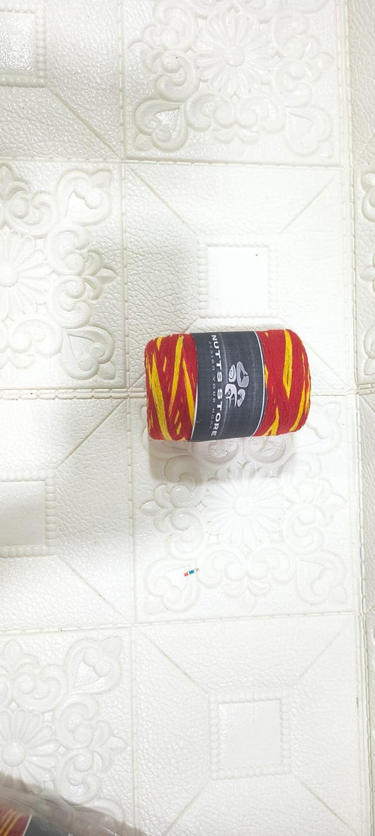 Nutts Traditional Red Mauli Sacred Thread Roll for Pooja and Religious Ceremonies (PoojaM-13) (Pack of 2)