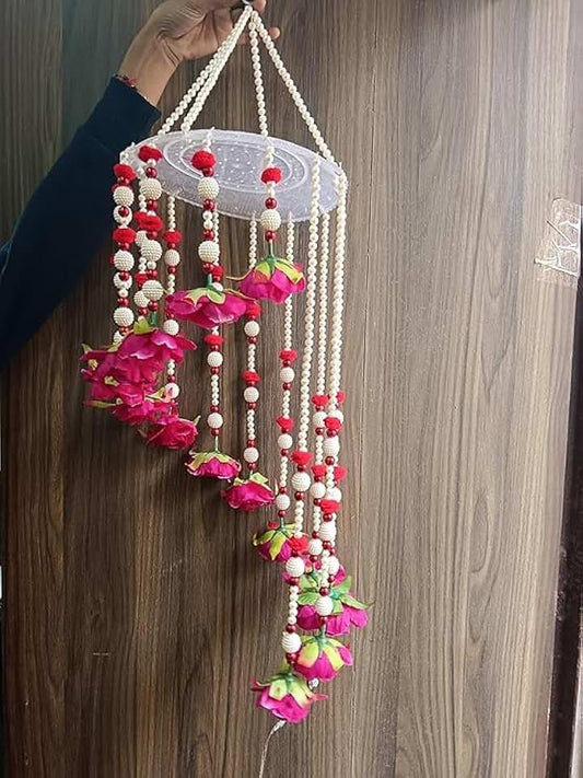 Handmade Decorative Artificial Flower Jhoomar | Decorative Hanging Wedding,Home,Office, Festivals is Very Useful (JHMAR05)