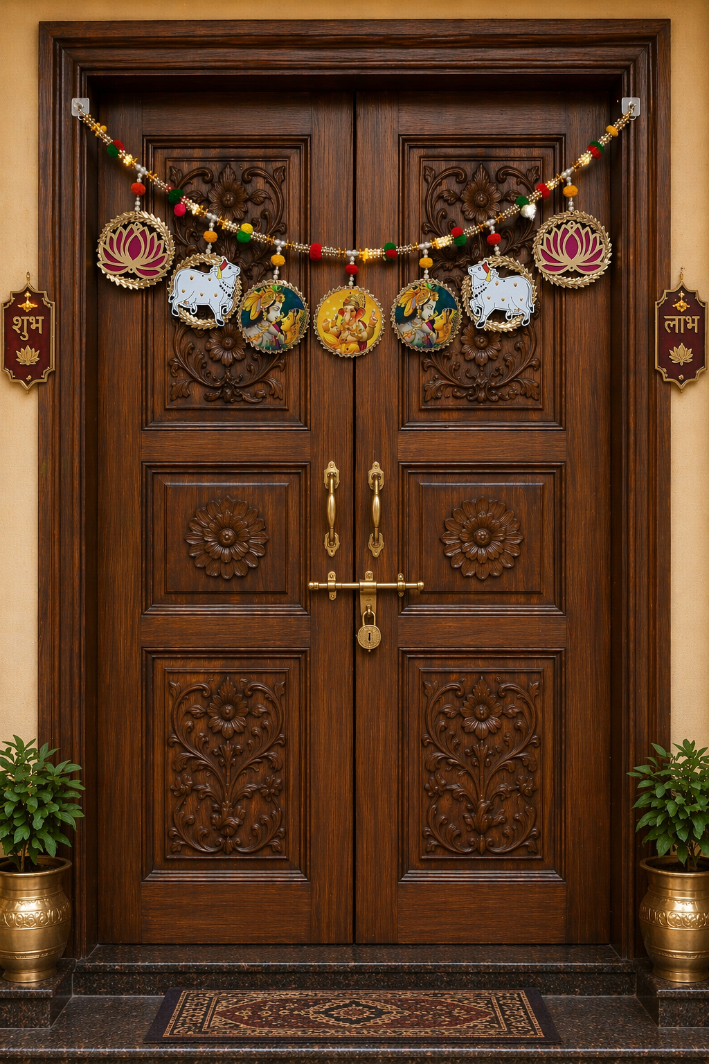 Nutts Ethnic Door Decor Bandhanwar for Festivals