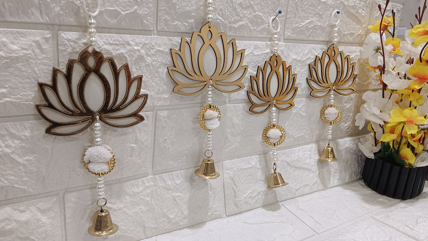 Nutts Lotus Wall Hanging Stylish Home Decor For Yoga Room And Spiritual Corners