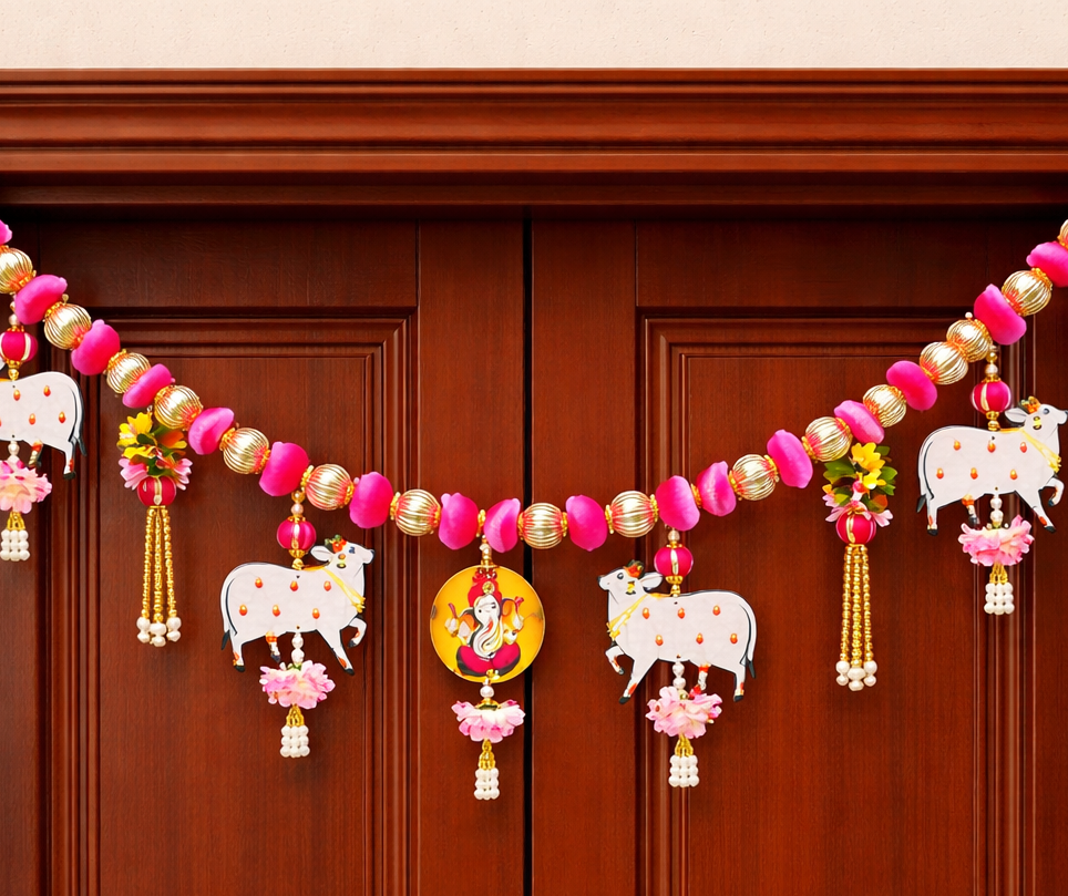 Nutts Elegant Bandhanwar Door Hanging for Indian Home Décor