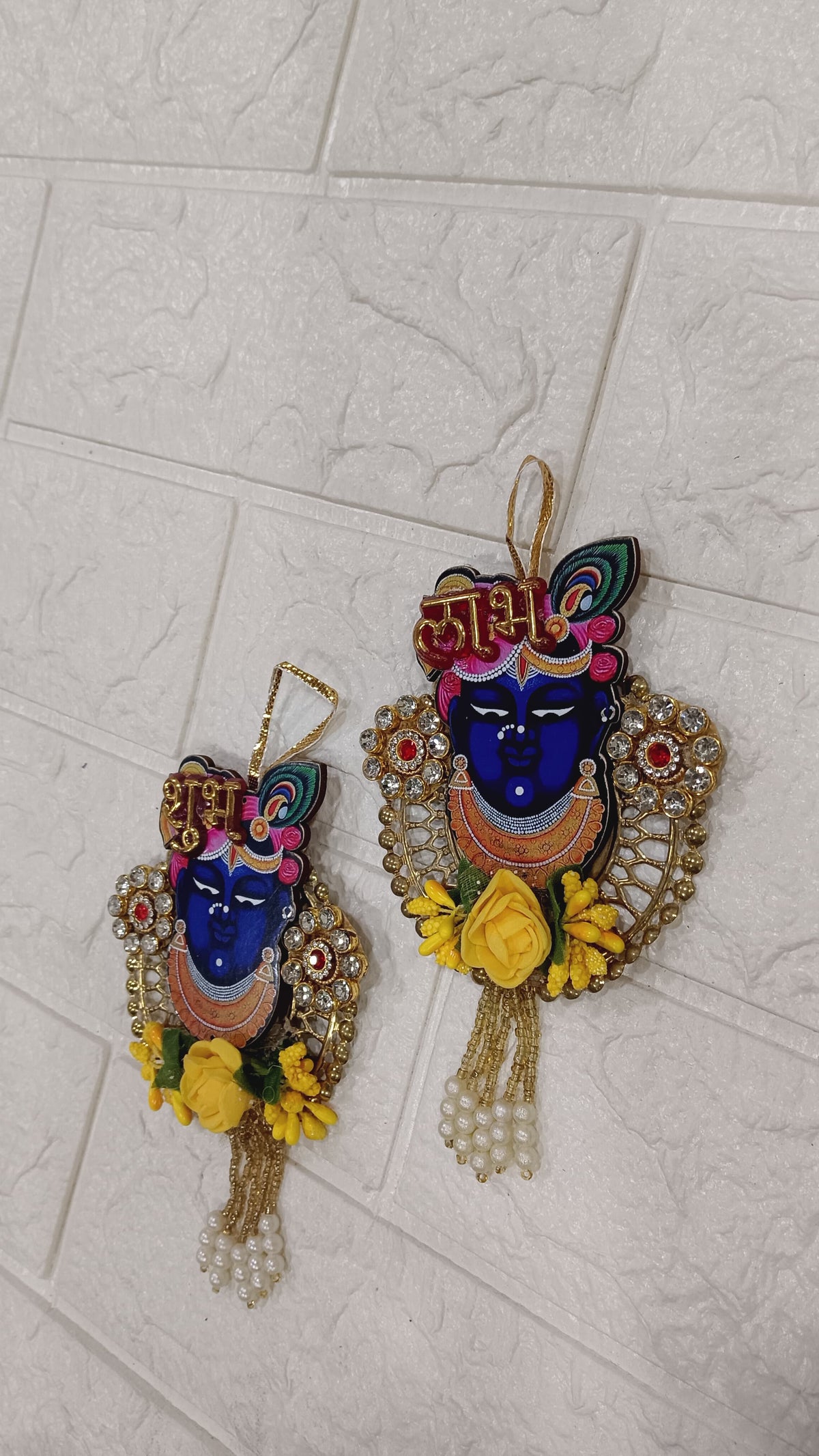 Shubh labh Small hangings for Door | Gifting For Home Decor Hanging  ( Pack of 2) (SMALL119)