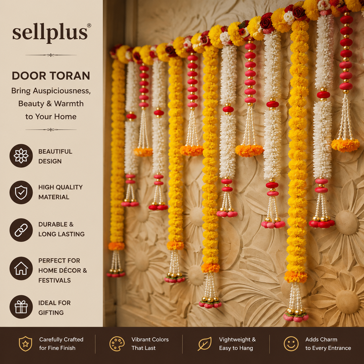 Nutts Handmade Festive Home Decor Toran
