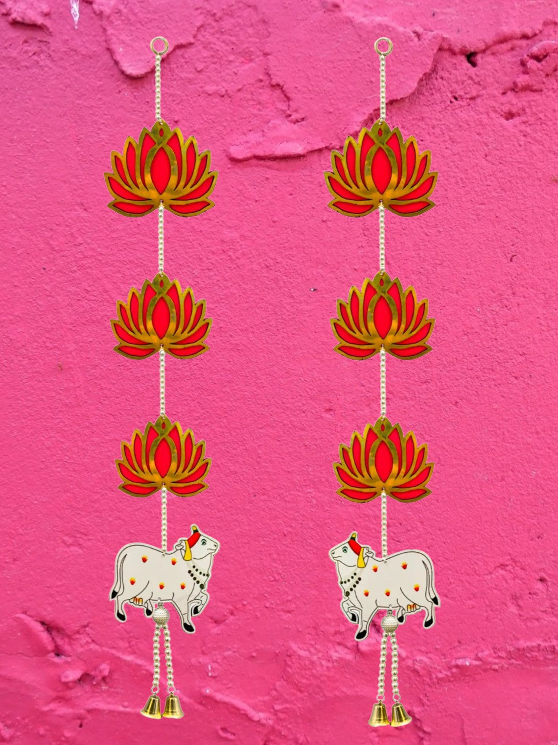 Nutts Lotus Themed Wall Hanging Perfect For Peaceful Home Decor Great For Meditation Room Yoga Space And Spiritual Corners Adds Serenity And Elegant Wall Accent
