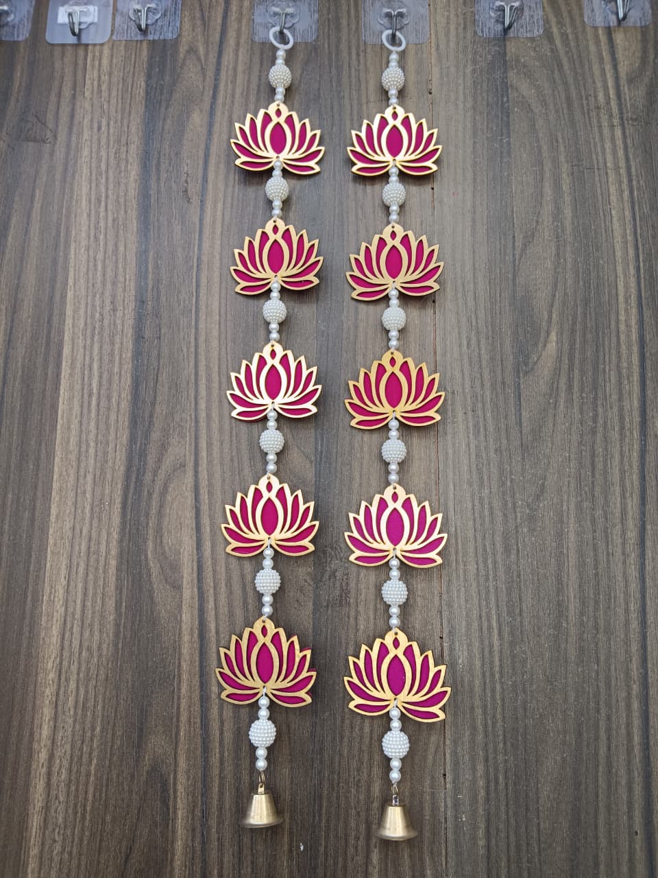Nutts Lotus Wall Hanging Perfect For Festive Wall Decoration Enhances Home Interiors With Traditional And Elegant Design