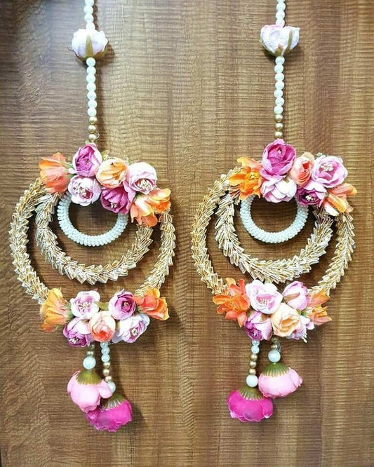 Chudi with Peony Flower Hanging Perfect for Temple Decoration | Ideal for Diwali Festivities | Enhance Your Space with Graceful Touches