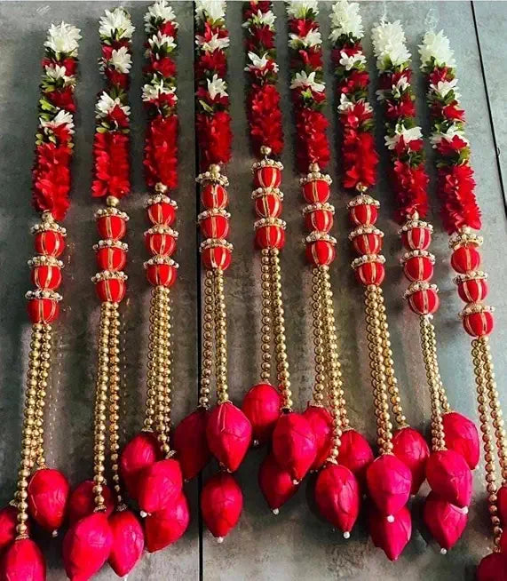 Nutts Traditional Wall Hanging Garland Perfect for Home Decor Wall Hanging for Main Door Decor Enhance Your Space with Graceful Touches (PMPMT13) (Pack of 4)
