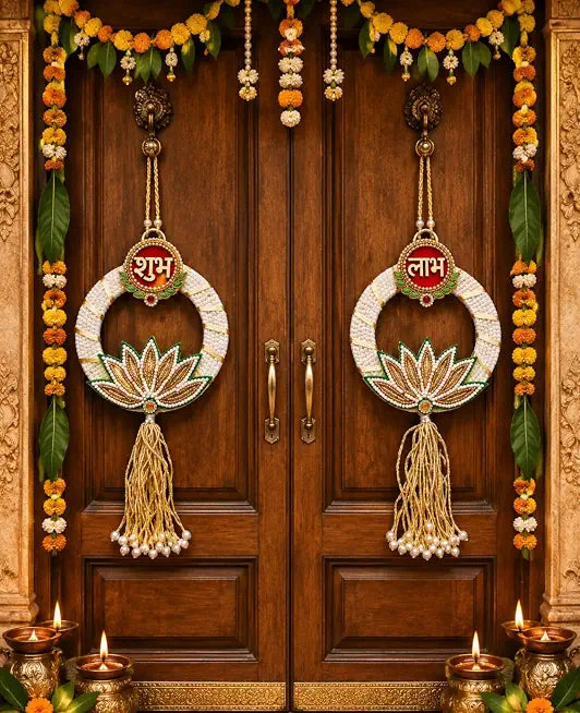 Nutts Handmade Door Hanging Tassels Decorative Home Temple Festival Decor (Small443)