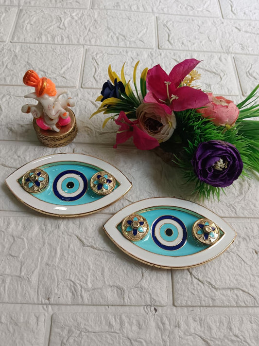 Nutts Decorative Ganesh Ji Pooja Thali Traditional Festival Puja Plate for Diwali Navratri Housewarming Temple Rituals Home Decoration (PoojaP27-1)