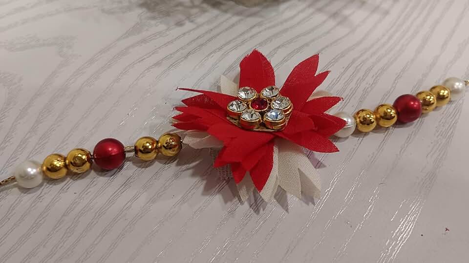 Combo of 1 Rakhi for Brother with 1 World's Best Bro & Sister Poster Rakhi Hamper for Brother & Sister (Design 8)