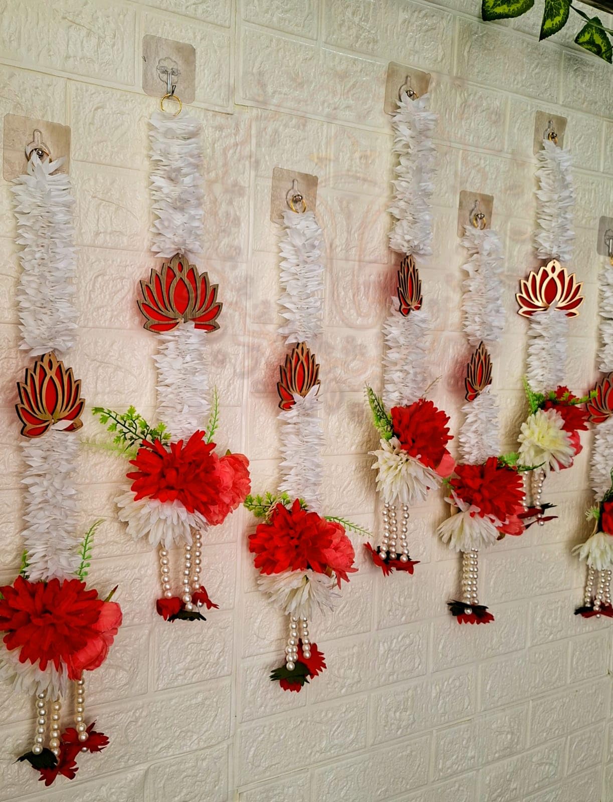 Nutts Handcrafted Decorative Lotus Hanging | Traditional Designer MDF Lotus Hanging for Decoration (Lotus 155)