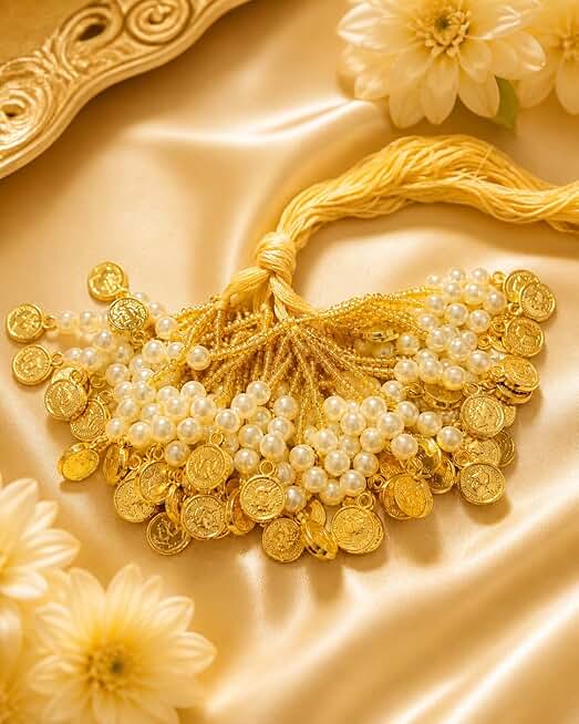 Designer Latkan for saree blouse Multi-Purpose Women's Ethnic Wear Hanging Latkan Brooch Tassels for Blouse, Lehenga, Suit & Dupatta Embellishment & Decoration