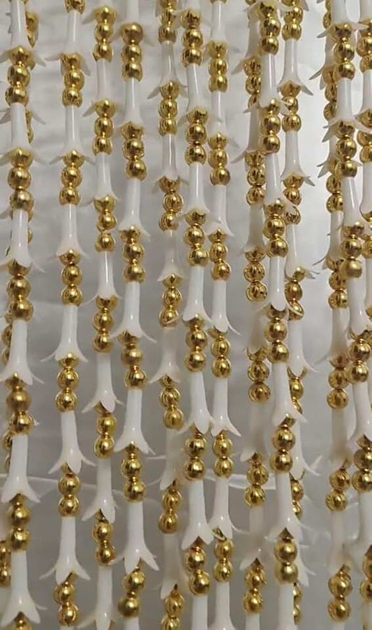 Rajnigandha with Beads Hanging for Home Decoration & All Festival Decor Enhance Your Space with Graceful Touches