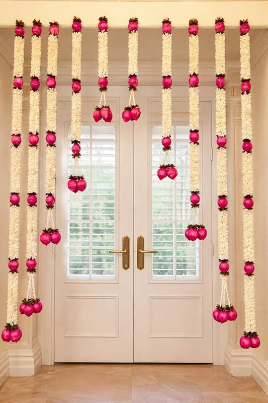 Paper Gajra with Kamlkali Bandhanwar for Decor | Festival Decor | Office Decor | Wedding Decor Enhance Your Space (BDHW124)