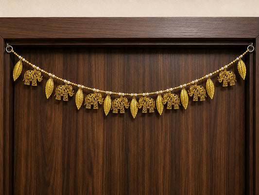 Sellplus Handmade Florel Bandhanwar Toran Hanging Decorative | Handcrafted Decorative Bandhanwar Toran for Door Entrance Wall Temple Decor (Pack of 1) (BDHW15)